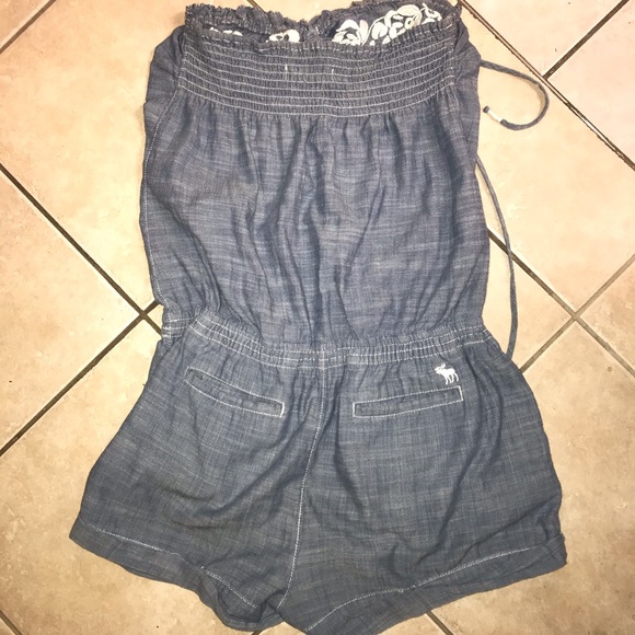 Abercrombie denim style romper - Picture 2 of 2